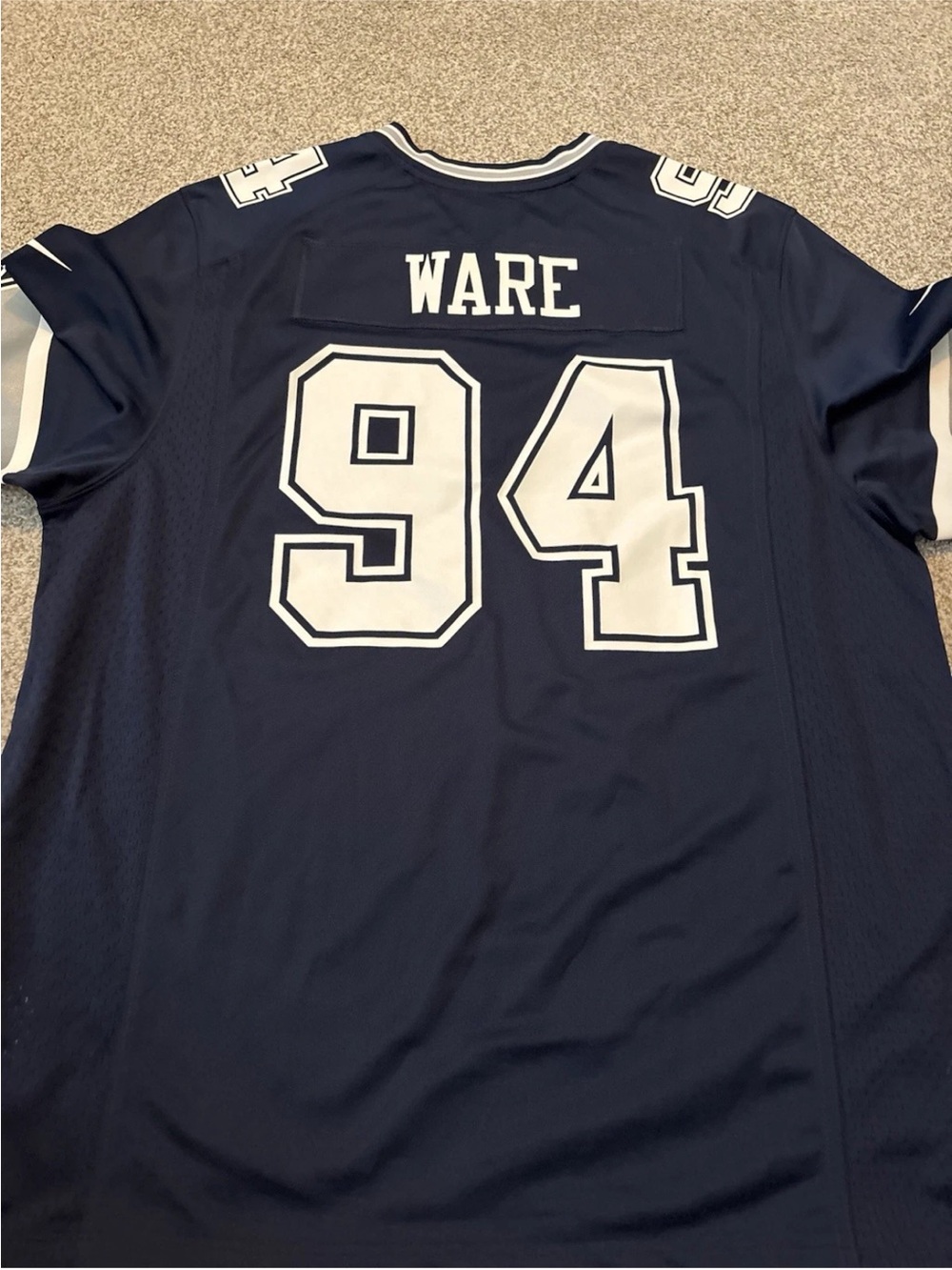 Nike Navy NFL Players XL Football Jersey Patch Detail - Picture 5 of 6